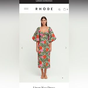 RHODE Noa Linen Dress